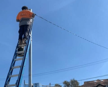Power Pole Installation